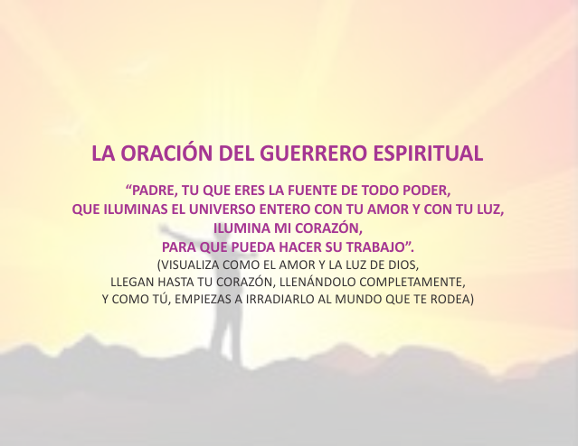 La oración del guerrorp espiritual Mayo 26 de 2011
